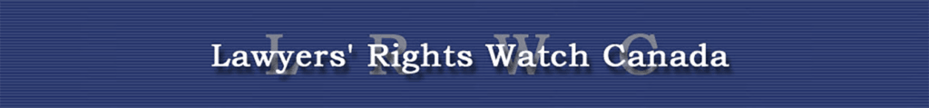 lawyers rights watch canada