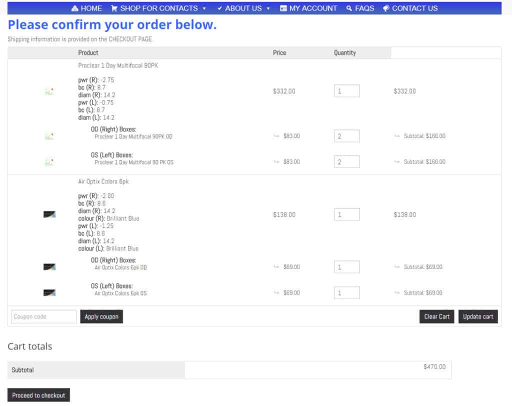 Understanding Your Cart