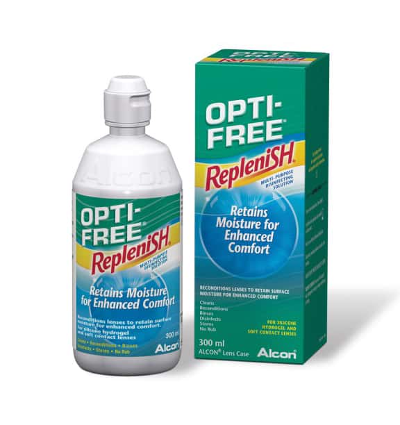 Opti-Free Replenish Multi-Purpose Contact Lens Solution 300ml